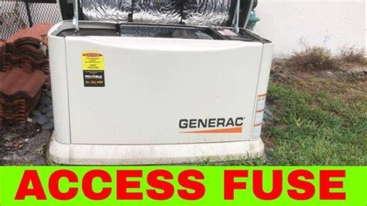 Does a generator have a fuse?