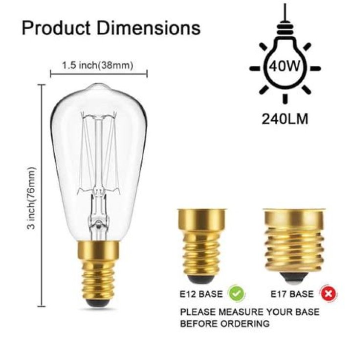 E12 base bulb - How To Discuss