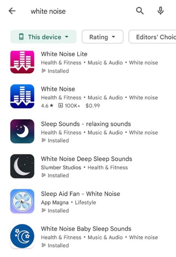 free white noise app