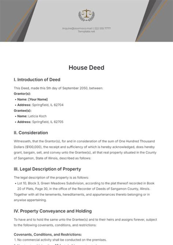 house title