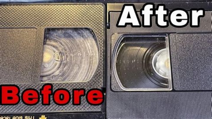How do you clean a moldy VHS tape
