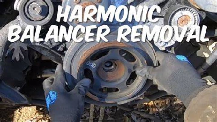 How do you remove a harmonic balancer without a puller