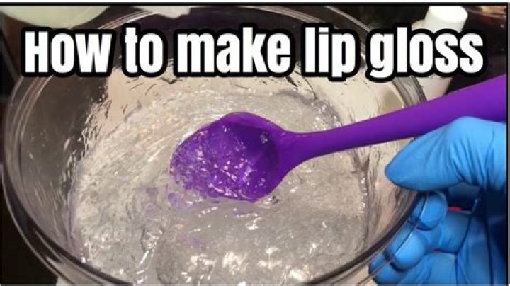 How to make lip gloss base