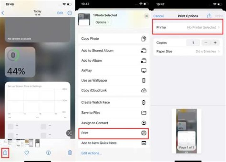 how to print from iphone