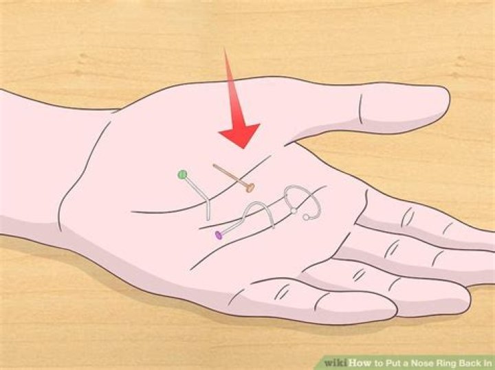 How To Put A Nose Ring Back In