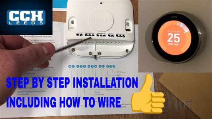 nest learning thermostat installation