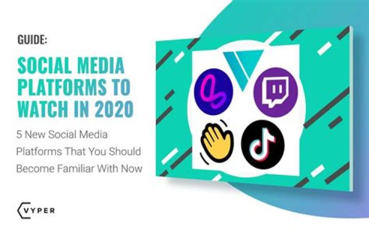 New social media platforms 2020