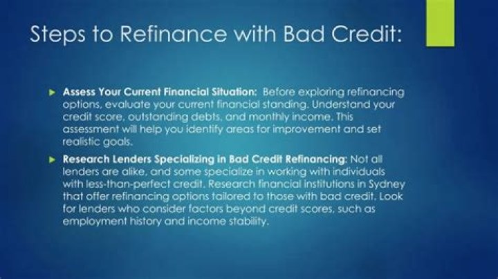 refinance with bad credit