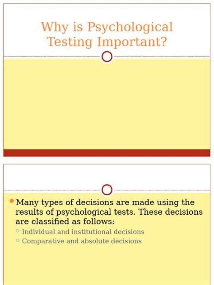 Why is psychological testing important